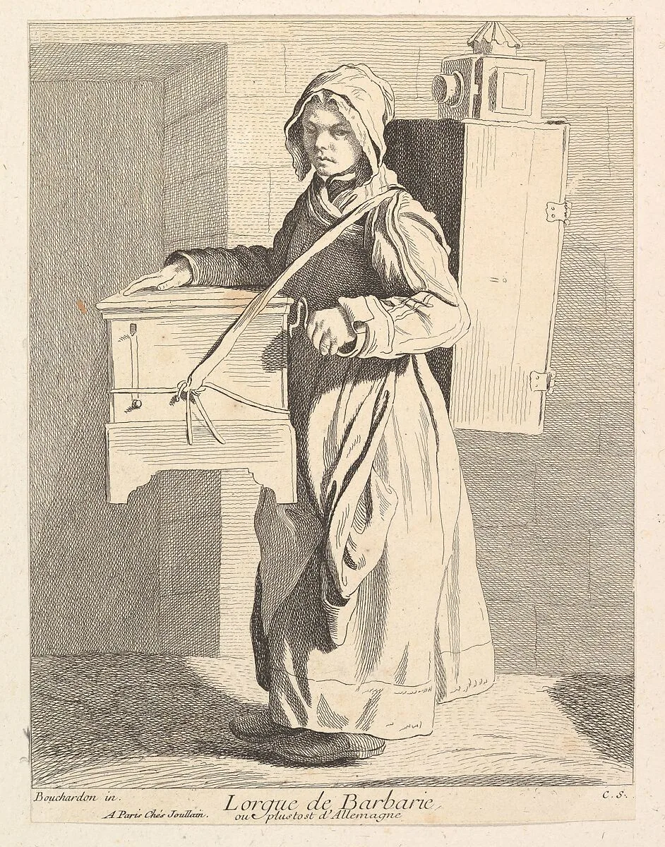 Organ Grinder — Anne Claude Philippe de Tubières, comte de Caylus|Edme Bouchardon|François Joullain