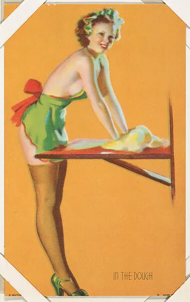 In The Dough from Glamour Girls series (W424) — International Mutoscope Reel Company