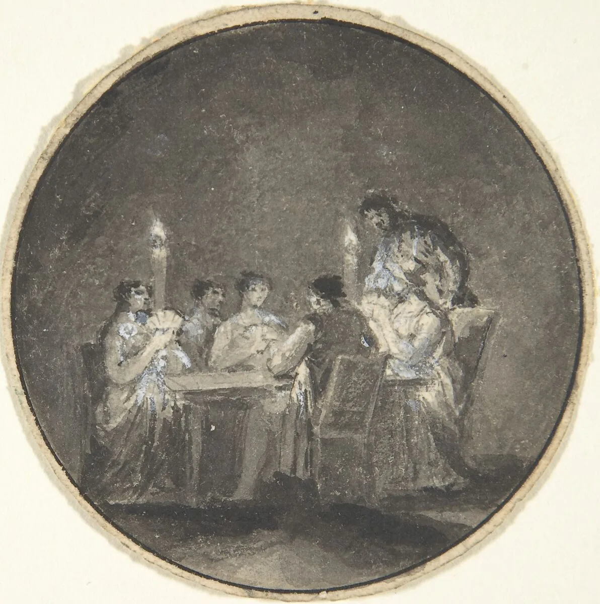 The Card Players — Anonymous, British, 19th century