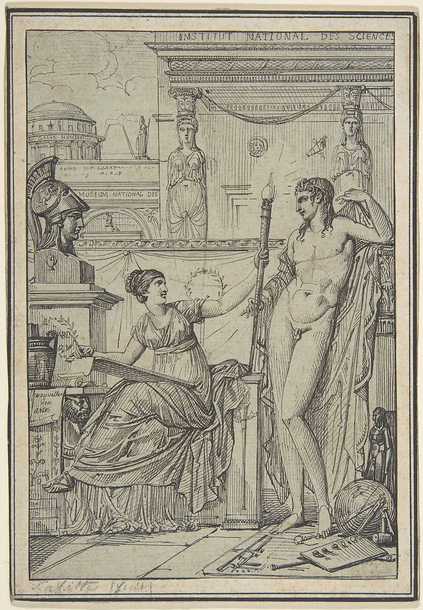 Design for an Allegorical Print — Louis Lafitte