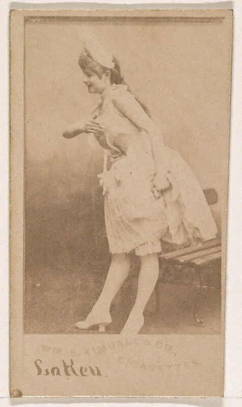 Miss Laken, from the Actresses series (N203) issued by Wm. S. Kimball & Co. — William S. Kimball & Company