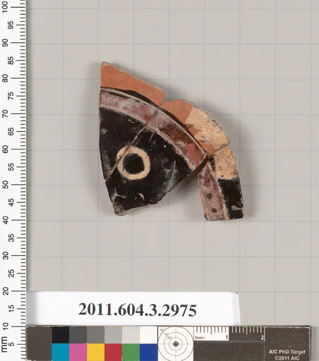 Terracotta fragment of a closed shape