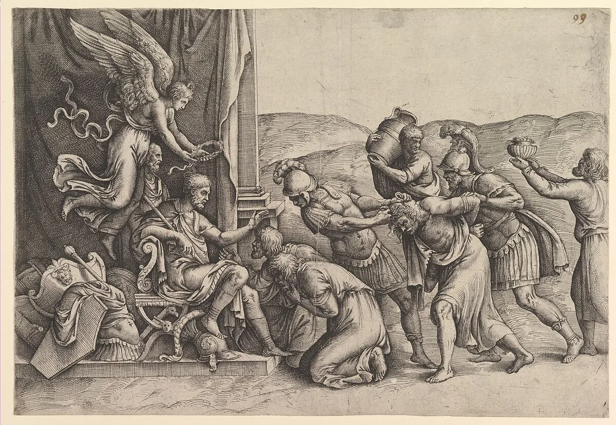Scipio Granting Clemency to the Prisoners — Battista Franco|Giulio Romano