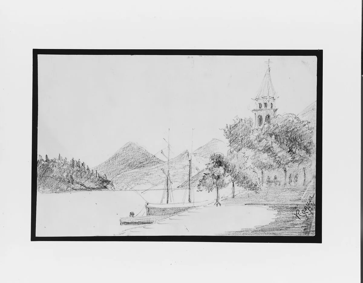 Ragusa (from Sketchbook) — Mary Newbold Sargent