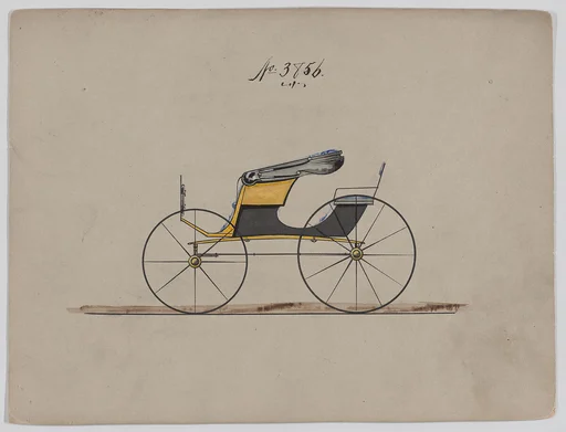 Design for Side Bar Phaeton, no. 3856