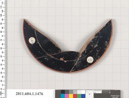 Terracotta fragment of a kylix (drinking cup)