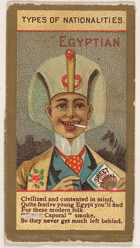 Egyptian, from Types of Nationalities (N240) issued by Kinney Bros. — Kinney Brothers Tobacco Company