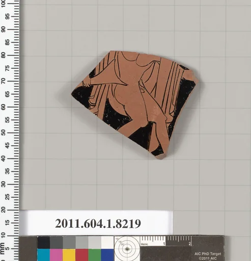 Terracotta fragment of a kylix (drinking cup)