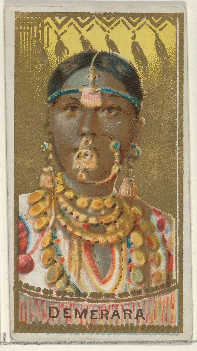 Demerara, from the Types of All Nations series (N24) for Allen & Ginter Cigarettes — George S. Harris & Sons|Allen & Ginter