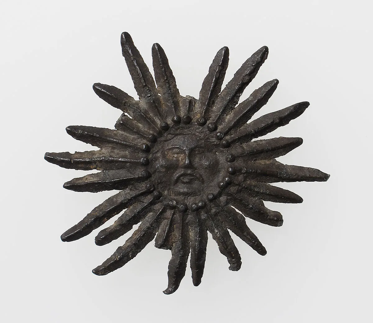 Pilgrim's Badge with Sun with human face — Unknown