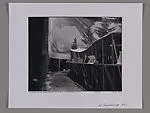 Gap between Set and Painted Backdrop; feature film, “It’s a Wonderful Life”—Stage #12 — Robert Cumming