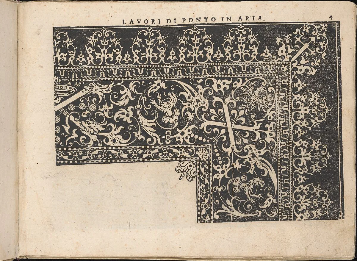 Fiore D'Ogni Virtu Per le Nobili Et Honeste Matrone, page 4 (recto) — Isabella Catanea Parasole|Antonio Fachetti