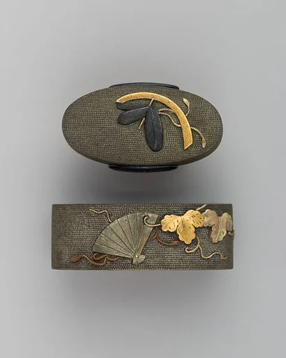 Sword-Hilt Collar and Pommel (Fuchigashira)