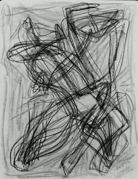 Drawing for "Danäe" — Stanley William Hayter