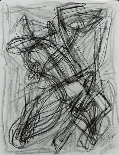 Drawing for "Danäe"
