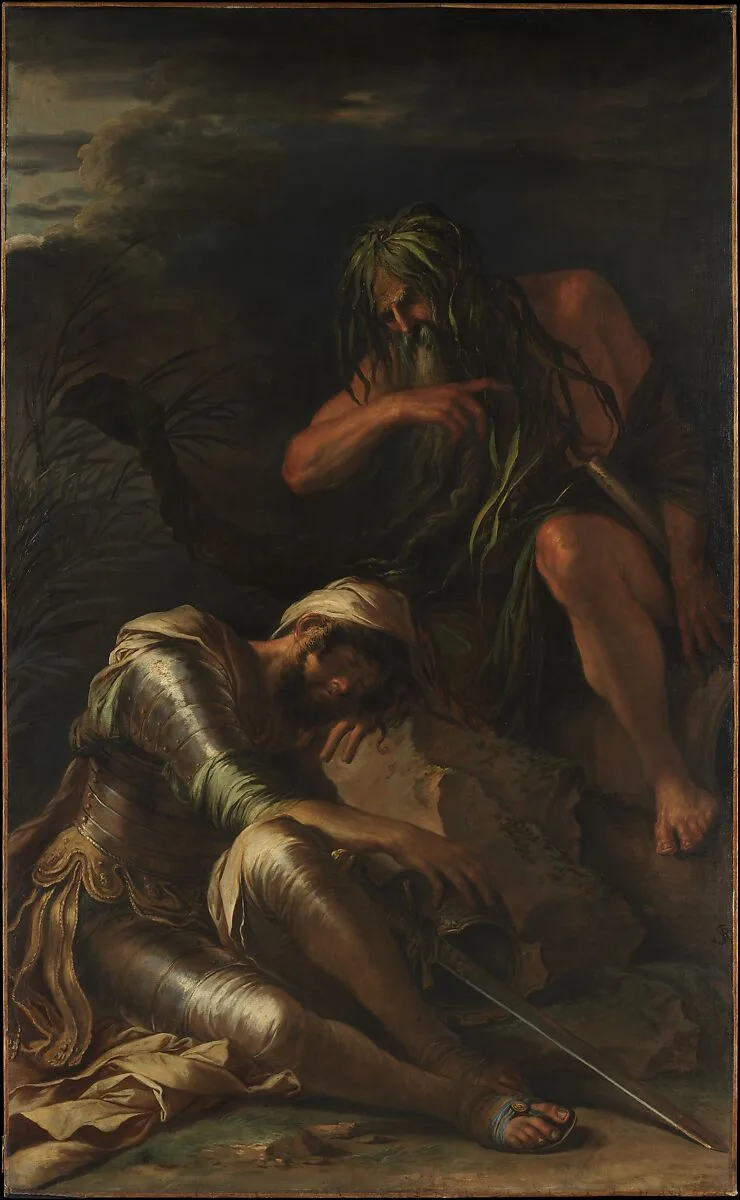The Dream of Aeneas — Salvator Rosa