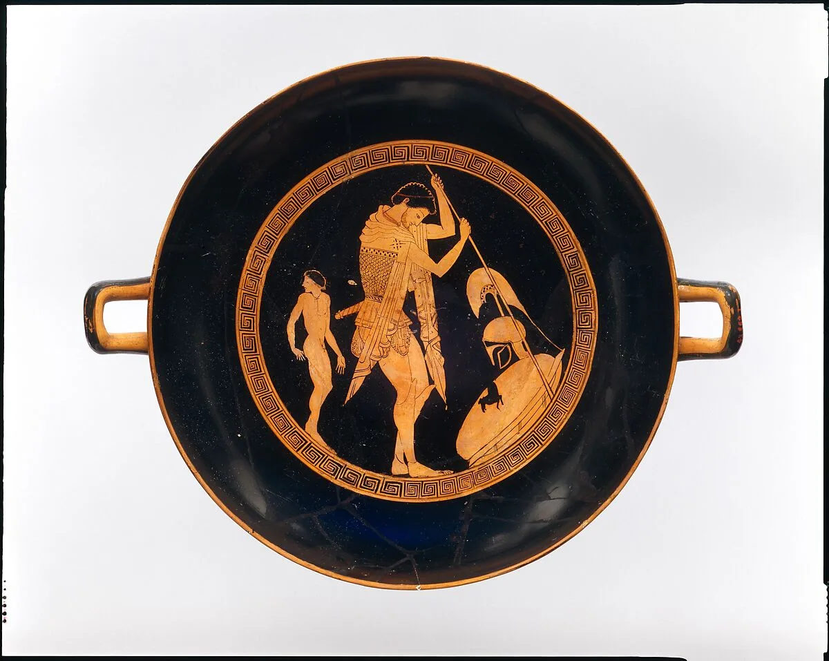 Terracotta kylix (drinking cup) — Thorvaldsen Group