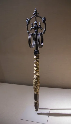 銅錫杖頭|Ritual Staff (Shakujō)