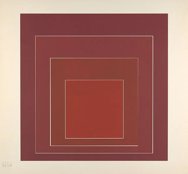 Proof for White Line Square series — Josef Albers|Gemini G.E.L.|Kenneth E. Tyler