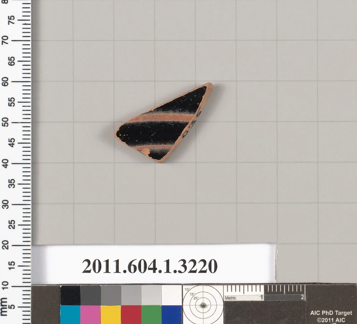 Terracotta fragment of a kylix (drinking cup) — Unknown