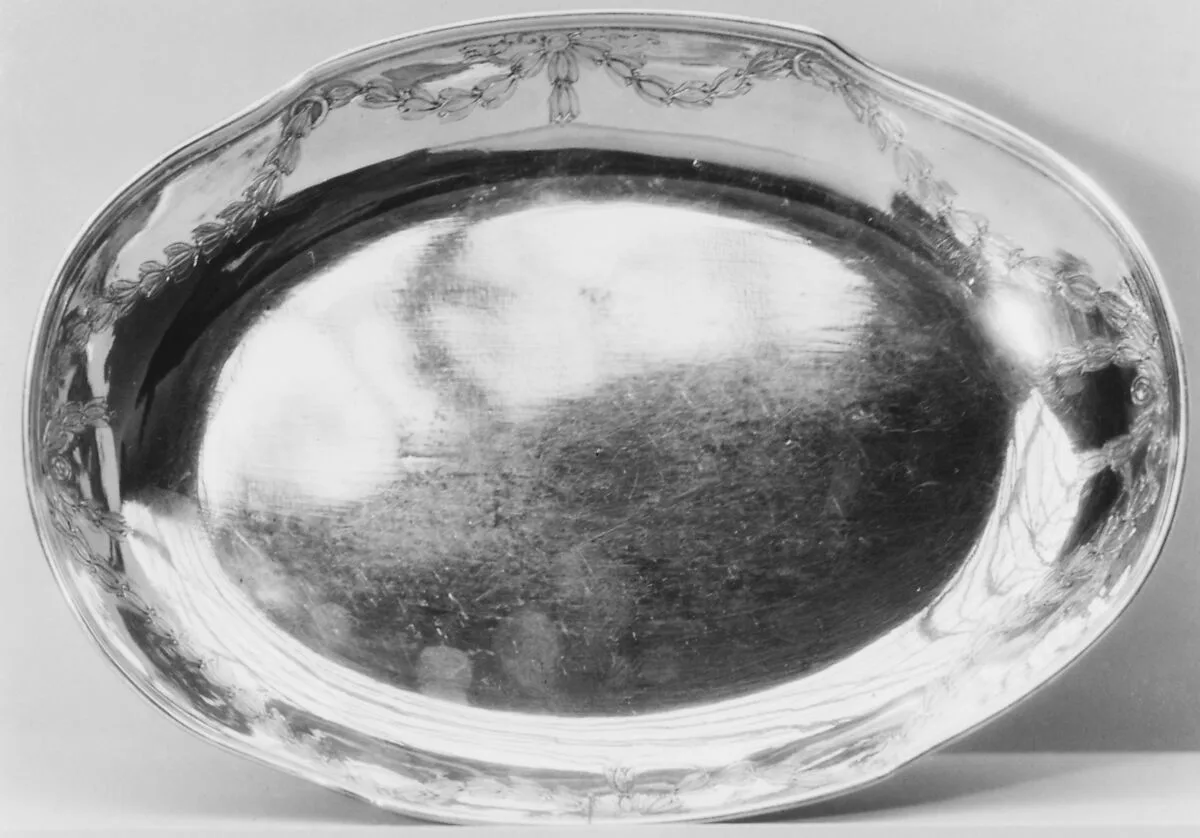 Stand for a bowl with cover (plateau) — Jacques-Pierre Marteau