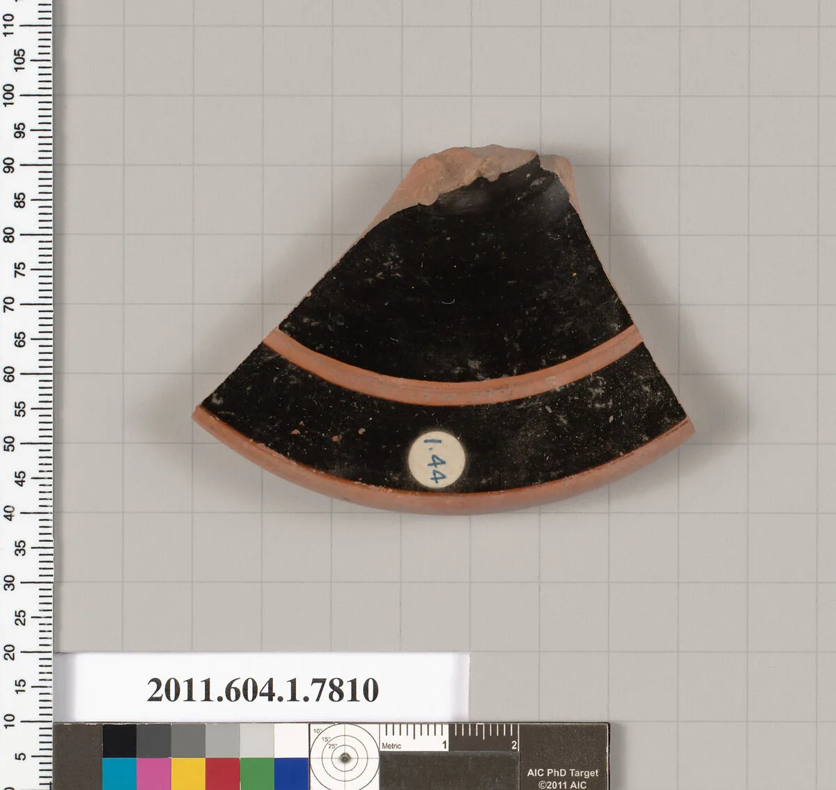 Terracotta fragment of a kylix (drinking cup) — Unknown