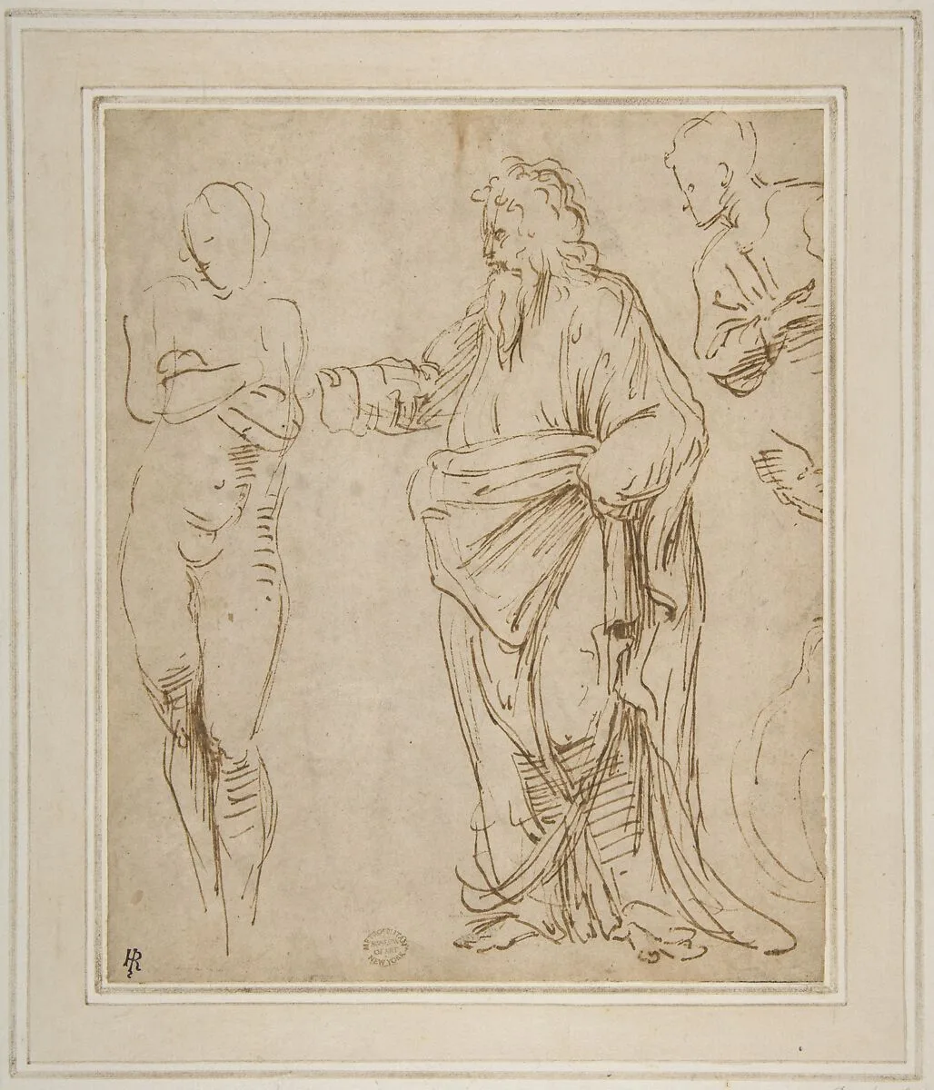 Creation of Eve — Raphael (Raffaello Sanzio or Santi)|Vincenzo Tamagni