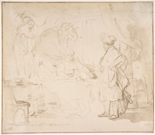 Potiphar's Wife Accusing Joseph Before her Husband