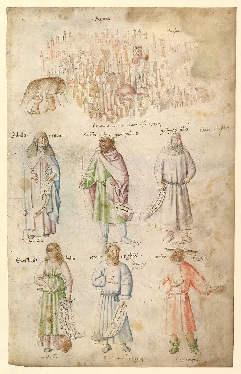 Famous Men and Women from Classical and Biblical Antiquity. — Barthelemy d'Eyck|Anonymous, Italian, Florentine, first half of the 15th century|Anonymous, French, mid-15th century