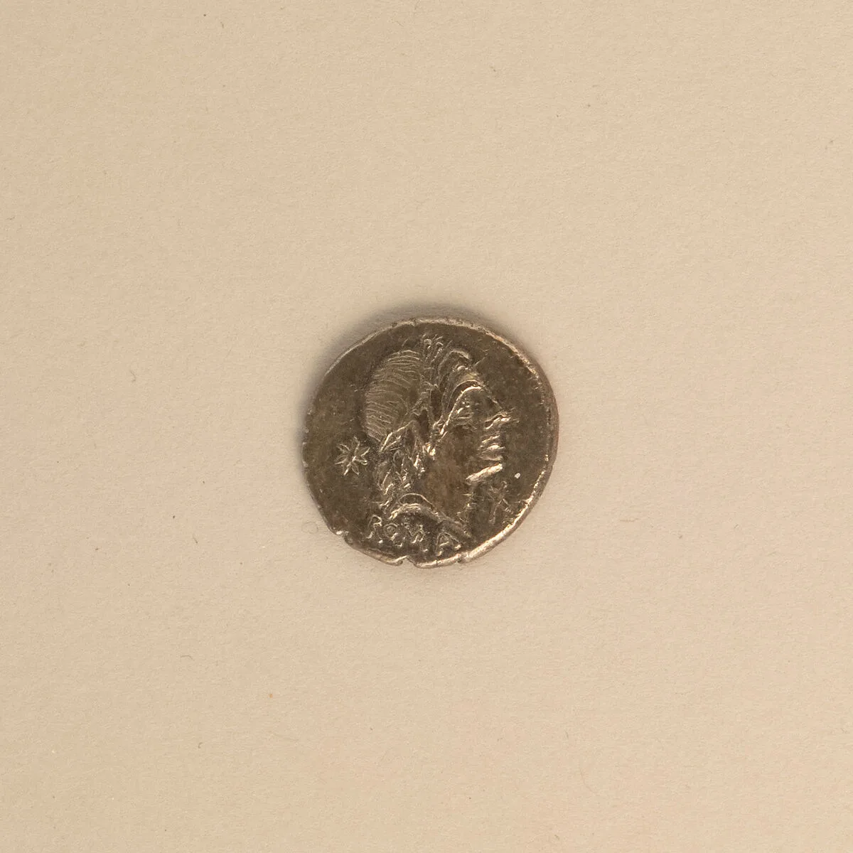 Silver denarius of Postumius Albinus — Unknown