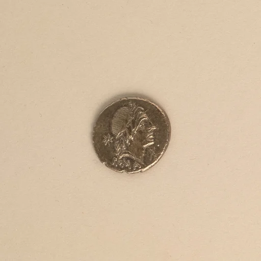 Silver denarius of Postumius Albinus
