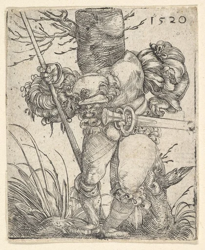 Footsoldier in front of a Tree