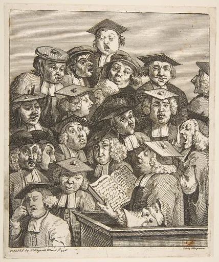 Scholars at a Lecture
