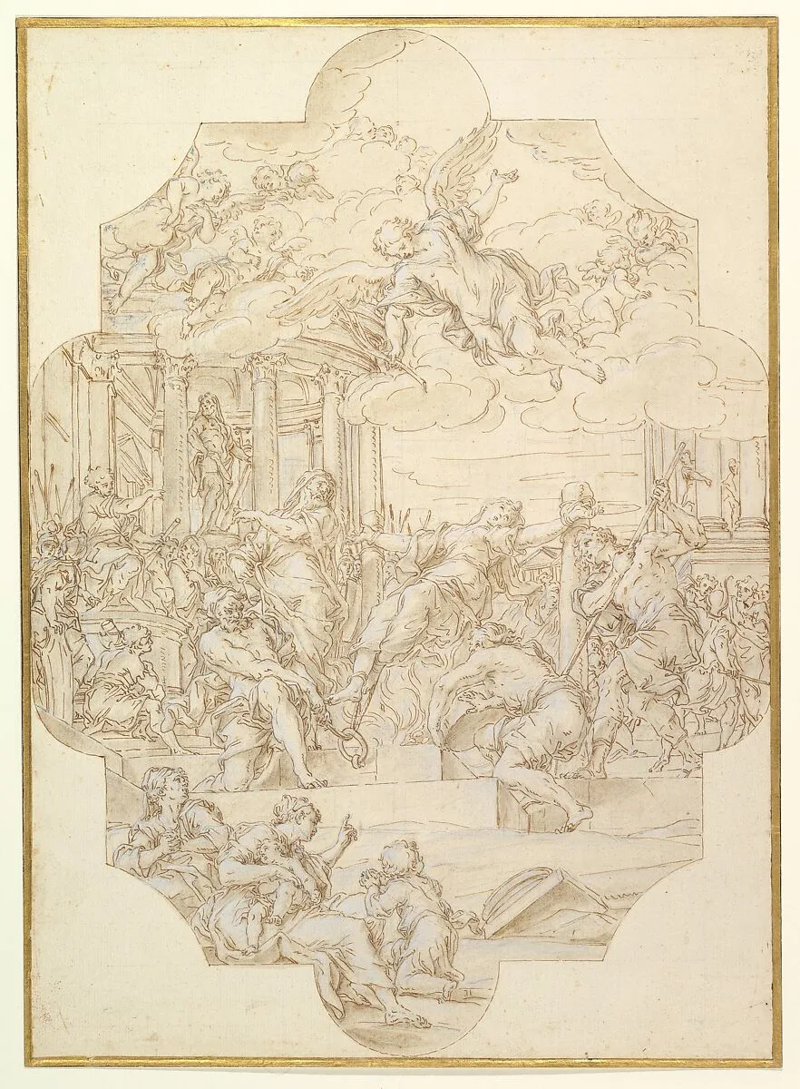 The Martyrdom of Saint Anastasia — Michelangelo Cerruti ("Il Candelottaro")
