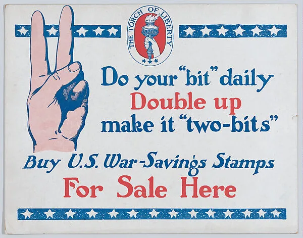 Do your "bit" daily — Anonymous, American, 20th century