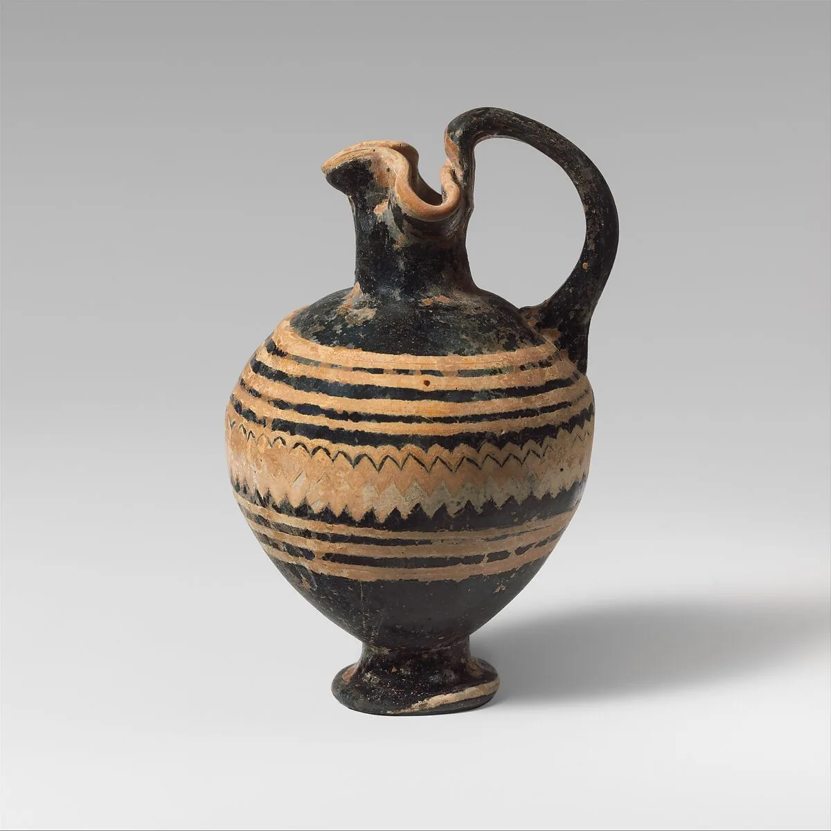 Glass oinochoe (perfume jug) — Unknown