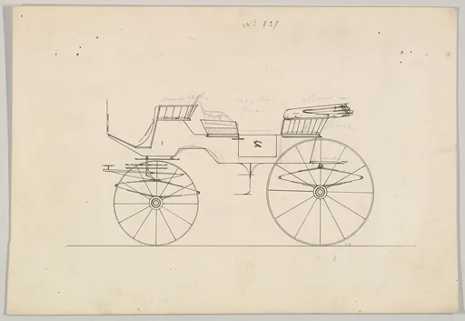 Design for Vis-à-vis/ Charabanc, no. 837