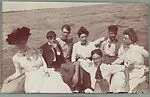 [Seven Men and Women, Including Jessie Crane Evans and Walker Evans Jr., Seated in Boat]
