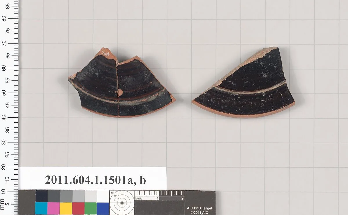 Terracotta fragments of kylikes (drinking cups) — Unknown