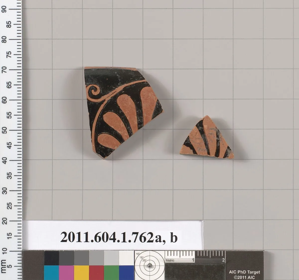 Terracotta fragments of kylikes (drinking cups) — Unknown
