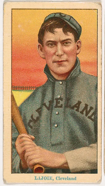 Nap Lajoie, Cleveland, from Coupon Cigarettes Baseball Issue, 1914-1916 — Coupon Cigarettes