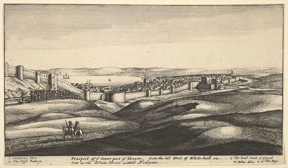 Prospect of the Lower Part of Tangier — Wenceslaus Hollar