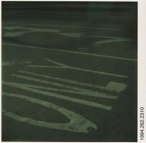 [Street Arrow, Lane Dividers, and Lettering: "ONLY"]