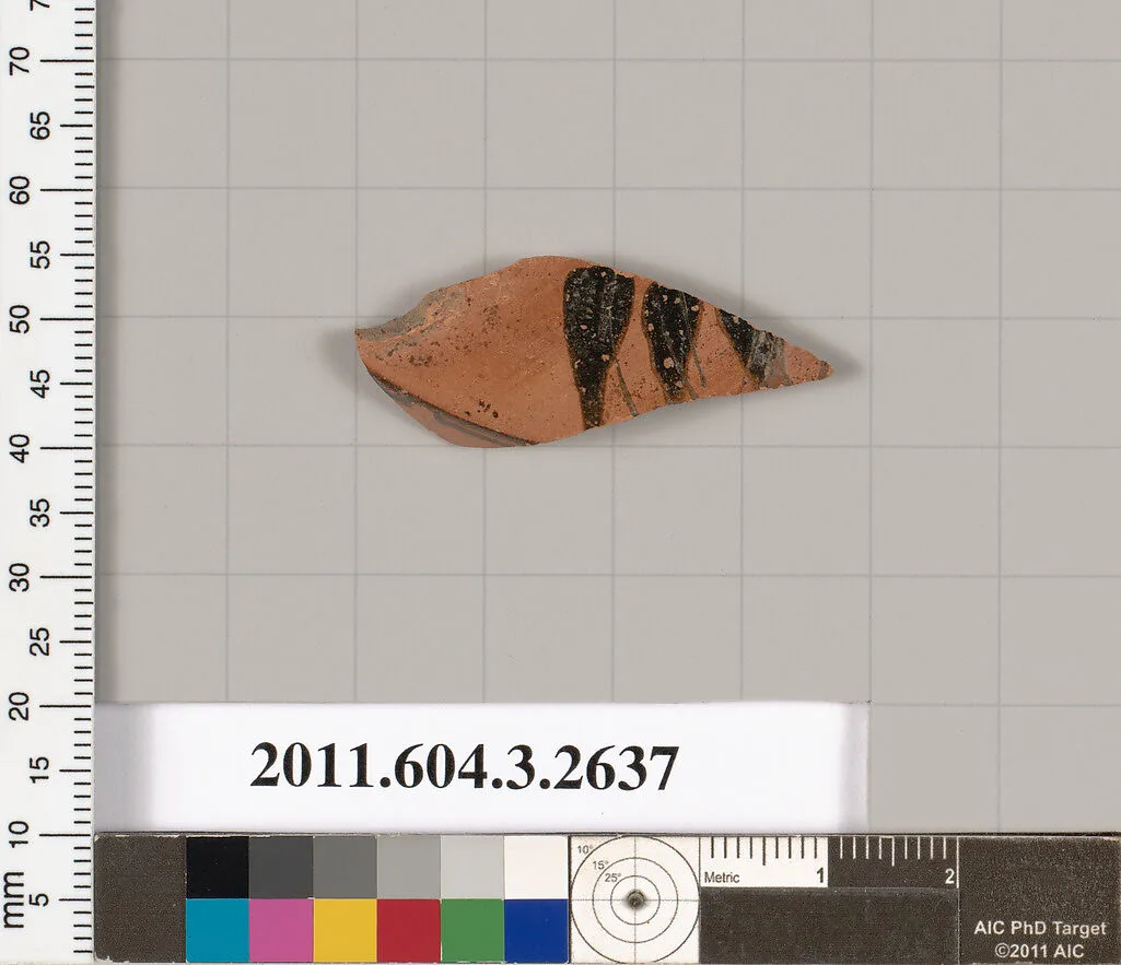 Terracotta fragment of a lekythos (oil flask) — Unknown