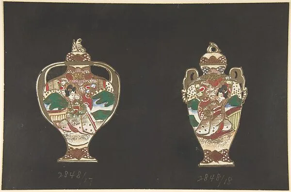 European porcelain designs in Japanese style — Unknown