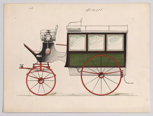 Design for Omnibus or Wagonette, no. 4111