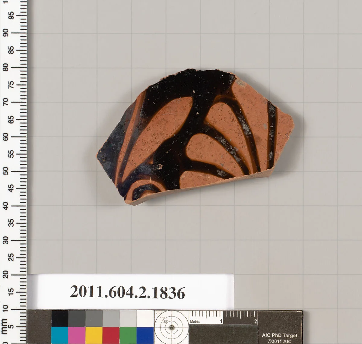 Terracotta fragment of a skyphos (deep drinking cup) — Unknown