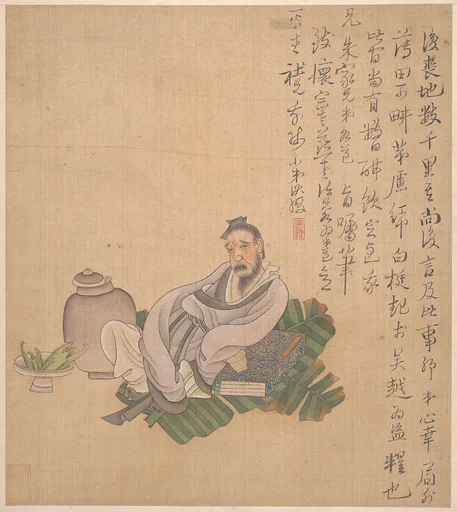 明/清 陳洪綬、陳字 雜畫 冊|Figures, flowers, and landscapes