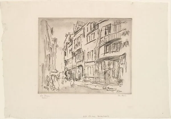 Old House, Rue Des Arpents, Rouen I — John Marin|Roullier Galleries