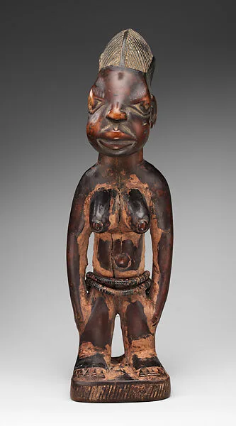 Twin Figure: Female (Ibeji) — Unknown
